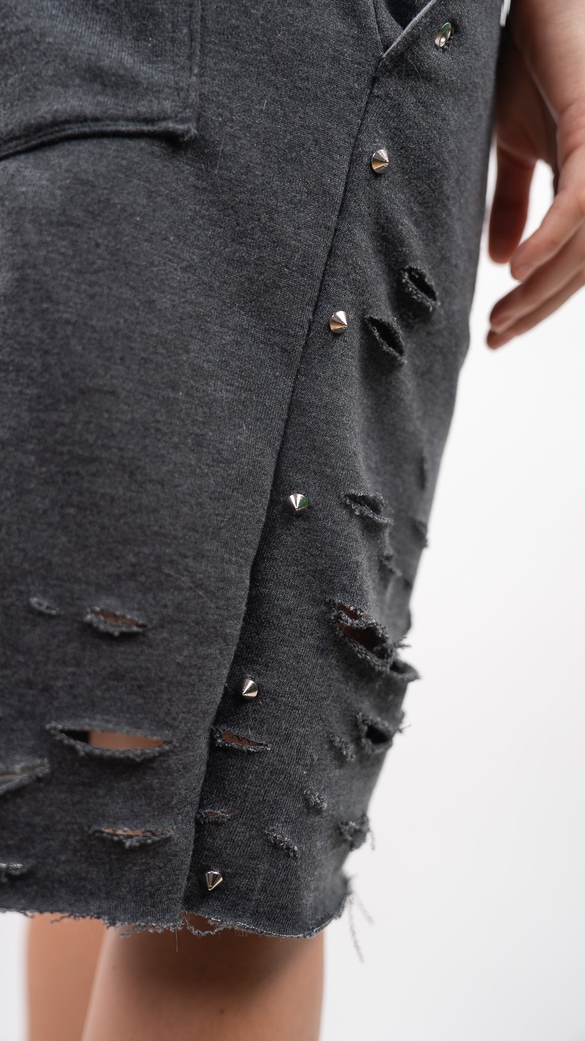 Distressed Fleece Sweatpants