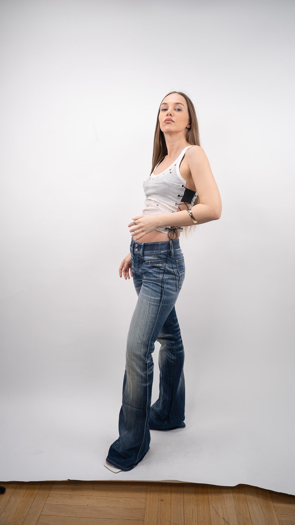 Wet Silicone Tank Top