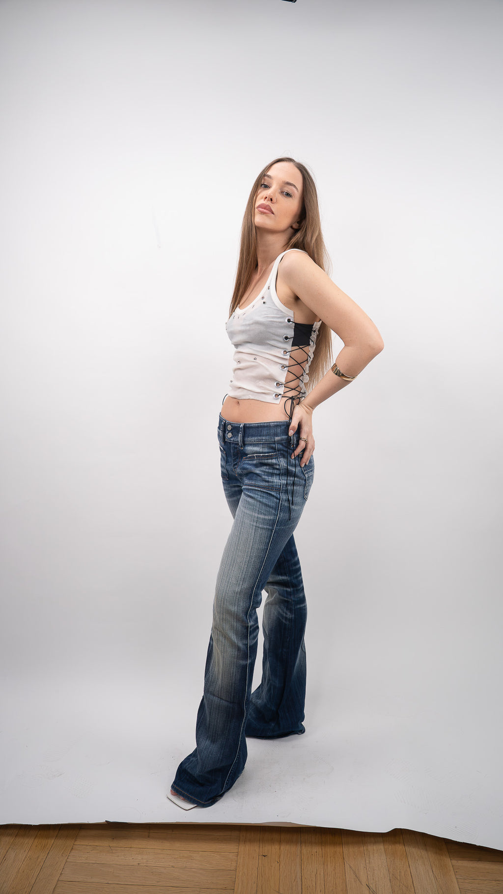 Wet Silicone Tank Top