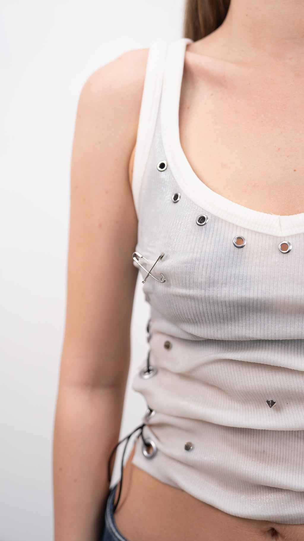 Wet Silicone Tank Top