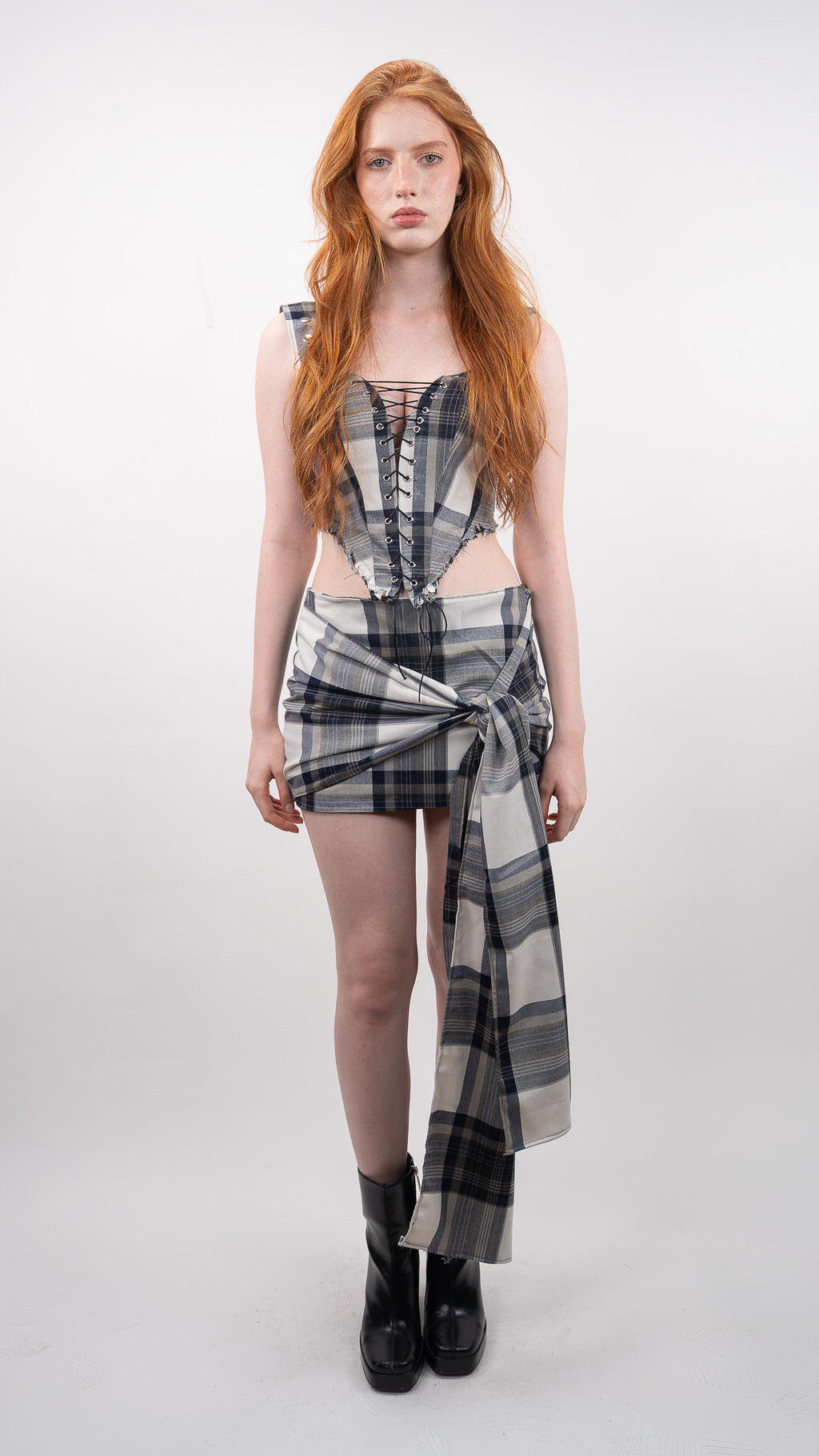 Freya Checkered Corset