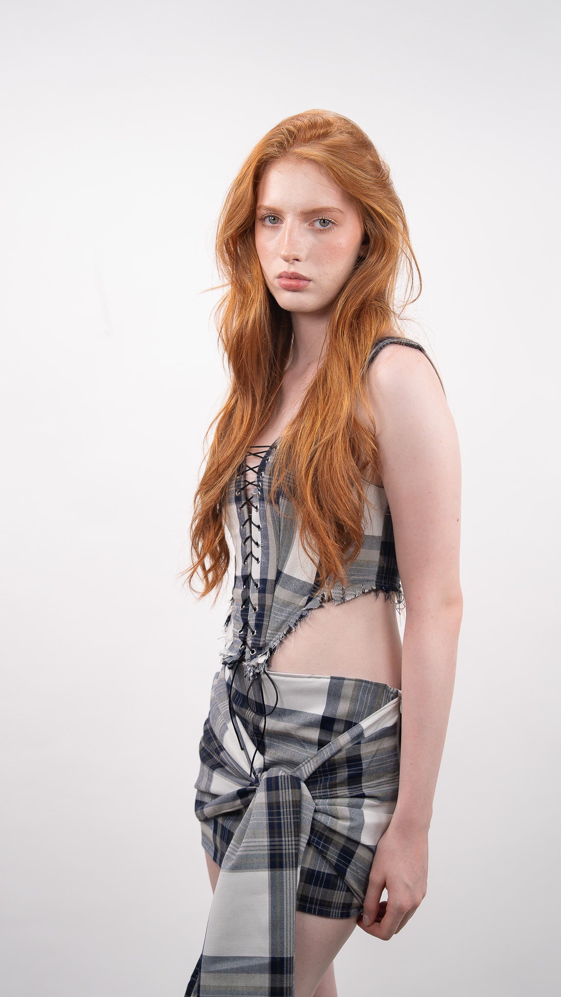 Freya Checkered Corset
